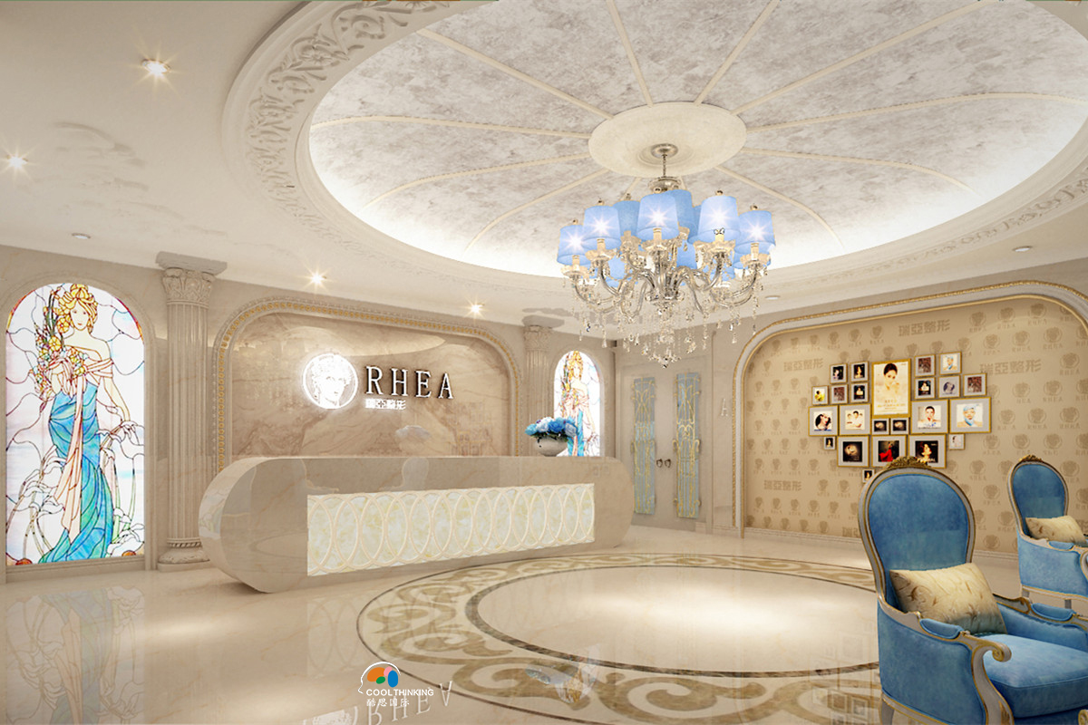 河南鄭州整形醫(yī)院裝修設(shè)計 現(xiàn)代簡歐風格